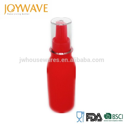 Bottle brush Silicone Honey Oil Bottle with Brush for Barbecue Cooking Baking Pancake BBQ Tools