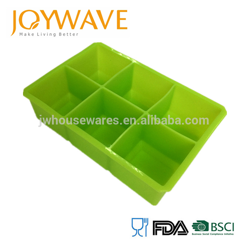 Silicone jumbo blocks ice tray ice mold