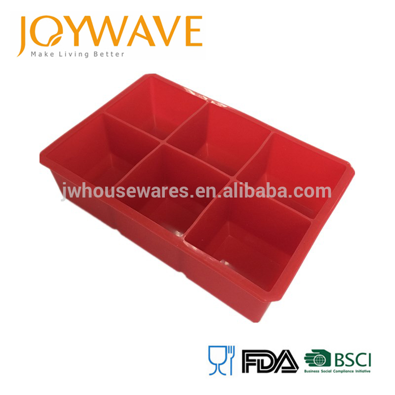 Hot popular silicone jumbo blocks ice tray ice mold