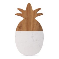 Popular pineapple shaped marble acacia cheese cutting chopping board kitchen serving tray