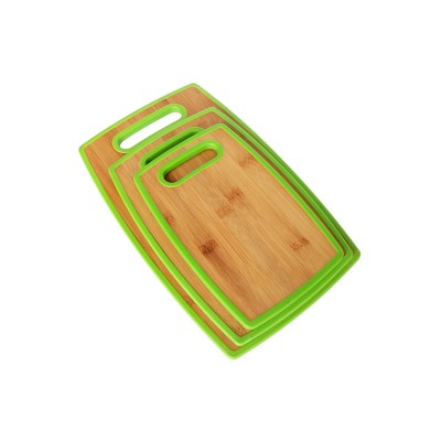 Organic natural bamboo different sizes cutting board