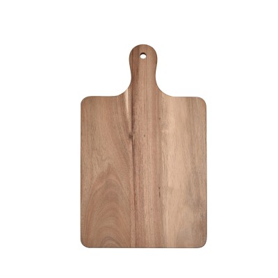 Small Kitchen Wooden Chopping Board Slicing Board for Cooked Food Bread Serving Board With Handle